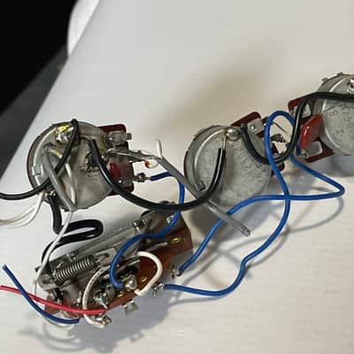 1984 Matsumoku Kramer Focus 3000 Stratocaster Guitar Factory Wiring Harness Electronics image 7