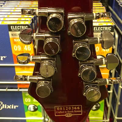 Schecter C-8 Hellraiser in black cherry - Made in Korea image 18