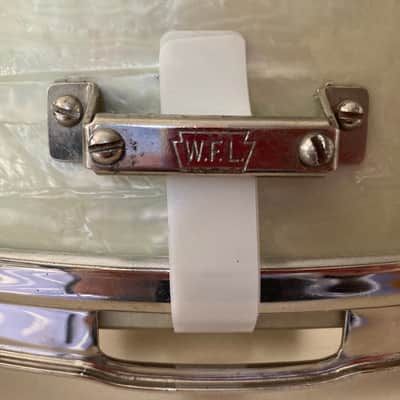 WFL/Ludwig 12 x 15 Parade Drum 1953-58 - White Marine Pearl image 7