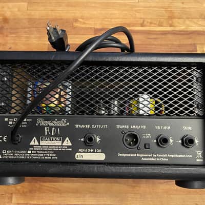Randall RD1H Diavlo 1-Watt Tube Guitar Amp Head 2010s - Black image 4