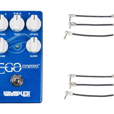 Wampler Ego Compressor + 2x Gator Patch Cable 3 Pack image 1