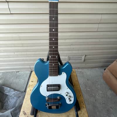 Supro vintage electric guitar 1960s calypso Blue image 1