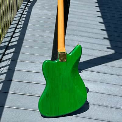 Fender Jaguar 1993 - Fred Stuart's Personal Build a See-Thru Green ridiculously documented 1 of a kind ! image 3