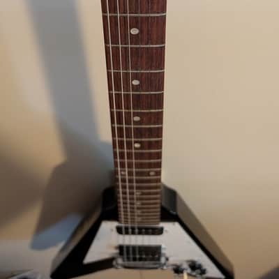 2012 Gibson Flying V '67 Reissue Ebony USA w/ Seymour Duncan Bridge Pickup image 6