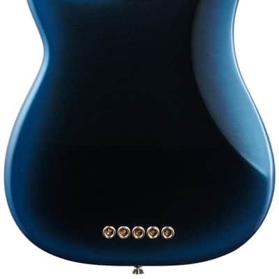 Fender American Pro II Precision Bass V Bass Guitar (with Case), Dark Night image 5