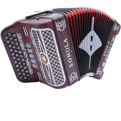 MAXIM'S SONOLA 5 Switch FBE (FA) Accordion - Lava Red image 3