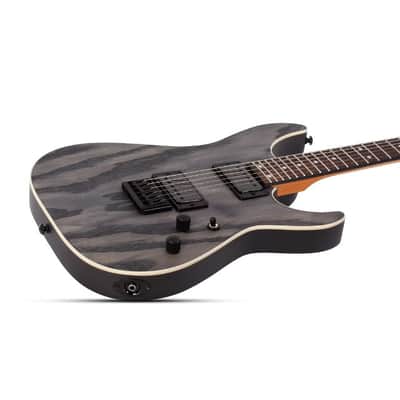 Schecter 3951-SHC C-1 Standard 6 String RH Electric Guitar - Charcoal Satin image 3