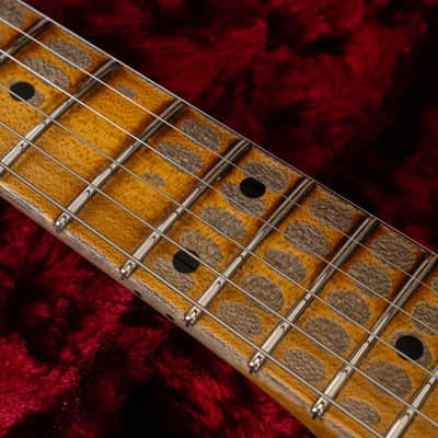 Fender Custom Shop Limited Edition '54 Super Heavy Relic Stratocaster Electric Guitar, Maple Fingerboard, Wide Fade 2-Color Sunburst image 6