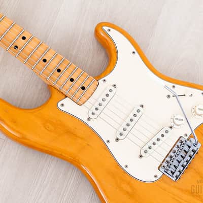 1974 Fender Stratocaster Vintage Electric Guitar Natural w/ Case image 7