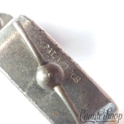 *Leedy Floor Tom Leg Mount/Bass Drum Cymbal L-Arm Holder Nickel Vintage 30s-40s* image 2