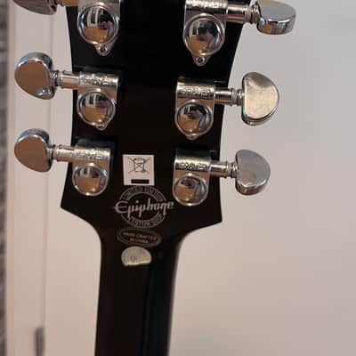 Epiphone Les Paul Custom Chrome Limited Edition – 2009 – EMG HZ – Ebony image 8