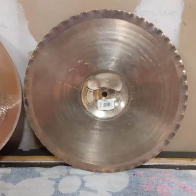 Zildjian 14" A Custom Mastersound Hi-Hat Cymbals (Pair) 1999 - Present - Brilliant image 17