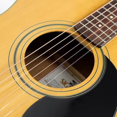 Vintage Sigma GCS-6 Grand Concert Acoustic Guitar in Natural image 7