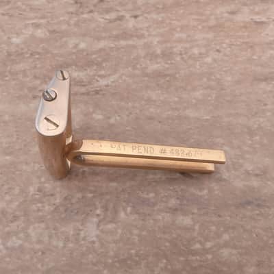 Vintage 1960's Gretsch Gold Tuning Fork Bridge! Rare, Original Part! image 3