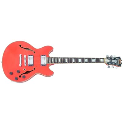 D'ANGELICO PREMIER MINI DC - FIESTA RED WITH BAG image 1