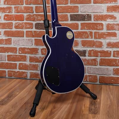 Gibson Custom Shop Les Paul Custom AAAA Flame Maple Top Murphy Lab Heavy Aged Nordic Blue 2025 w/OHSC image 6