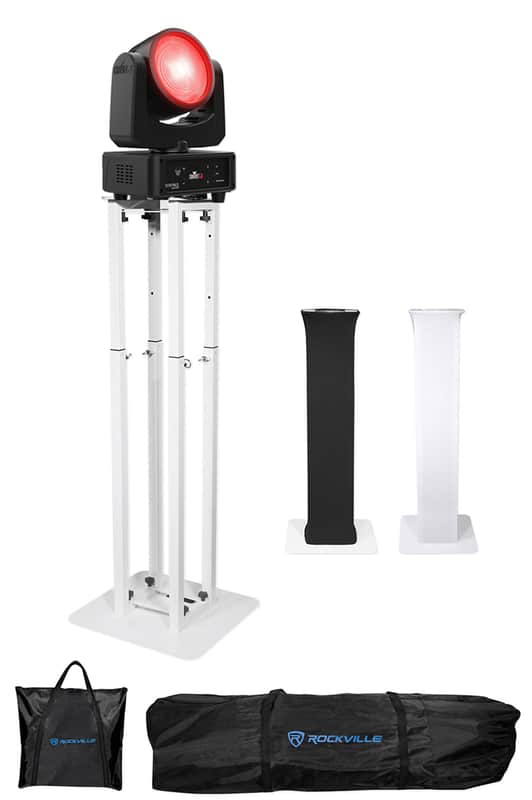 Chauvet DJ SENTINEL SPOT Q60 ILS RGBW LED Moving Head Spot Light+Totem Stand image 1