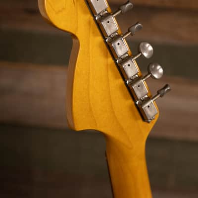 1993 Fender MG-69 Mustang - Vintage White image 9