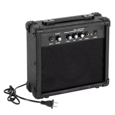 4 strings Electric Bass Guitar Bass Set With 20W AMP Red image 3