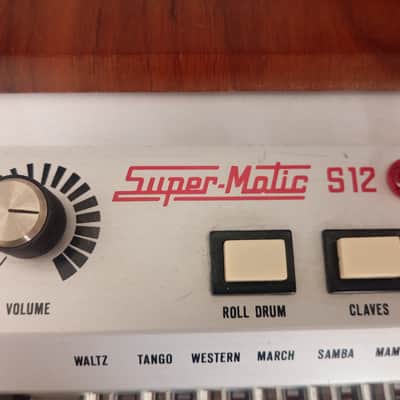Welson Super-Matic S12 Vintage Analog Rhythm Machine Drum Box (Italy, 1970s) image 8