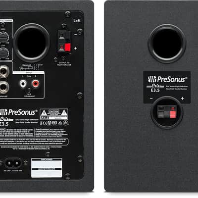 PreSonus Eris E3.5 2-Way 3.5" Active Studio Monitor (Pair) Black image 3