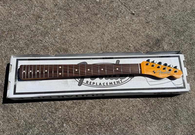 Fender Jimmy Page MIRROR Telecaster NECK + TUNERS Tele USA Rosewood Oval C image 1