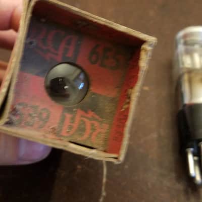 RCA ONE (1) 6E5 Magic Eye Tuning AT1000 TESTED Vacuum Tube normal Audio 1935-1968 image 6
