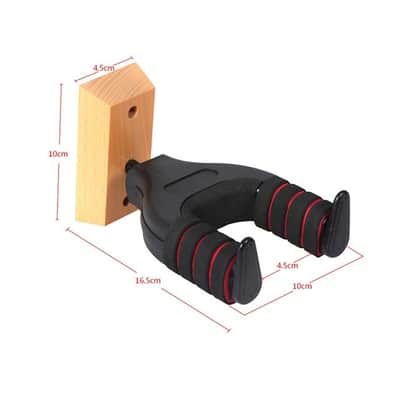 Deluxe Self Locking Wall Mount Guitar Holder by Budreau Guitars image 2