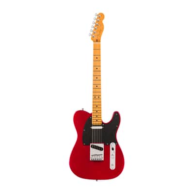 Fender American Ultra II Telecaster Maple Neck Sinister Red with Case image 1