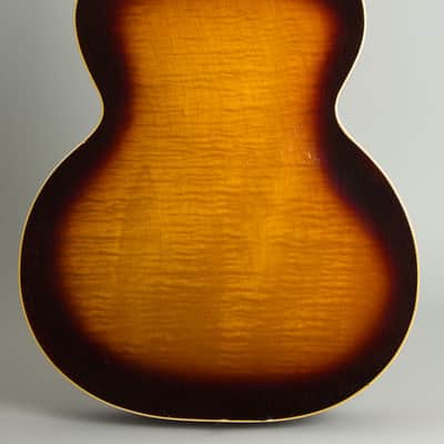 Vega  C-56 Special w/DeArmond Rhythm Chief Pickup Arch Top Acoustic Guitar (late 1940s), ser. #5370, black hard shell case. image 4