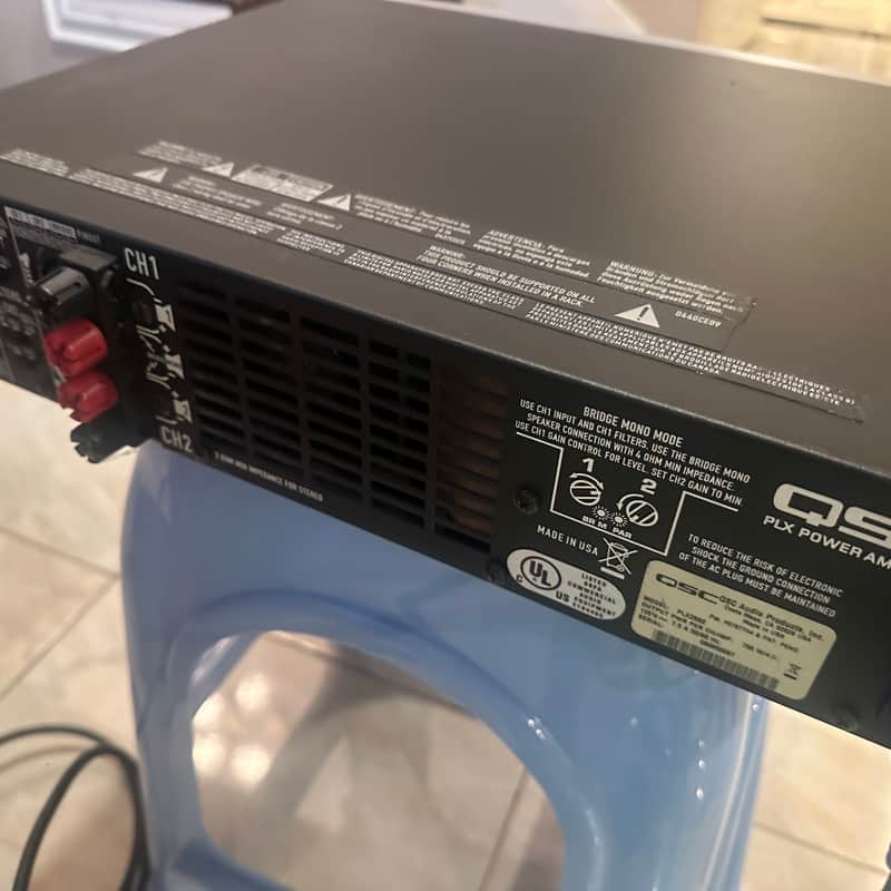 2010s QSC PLX2502 PLX2 Series Compact Rack-Mounted Power Amp S…