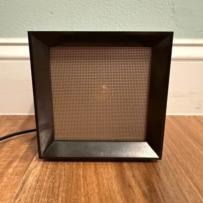 Vintage 1979 Faraday Shadow-Box Desktop Guitar Cab with 4" Pyle Speaker image 1