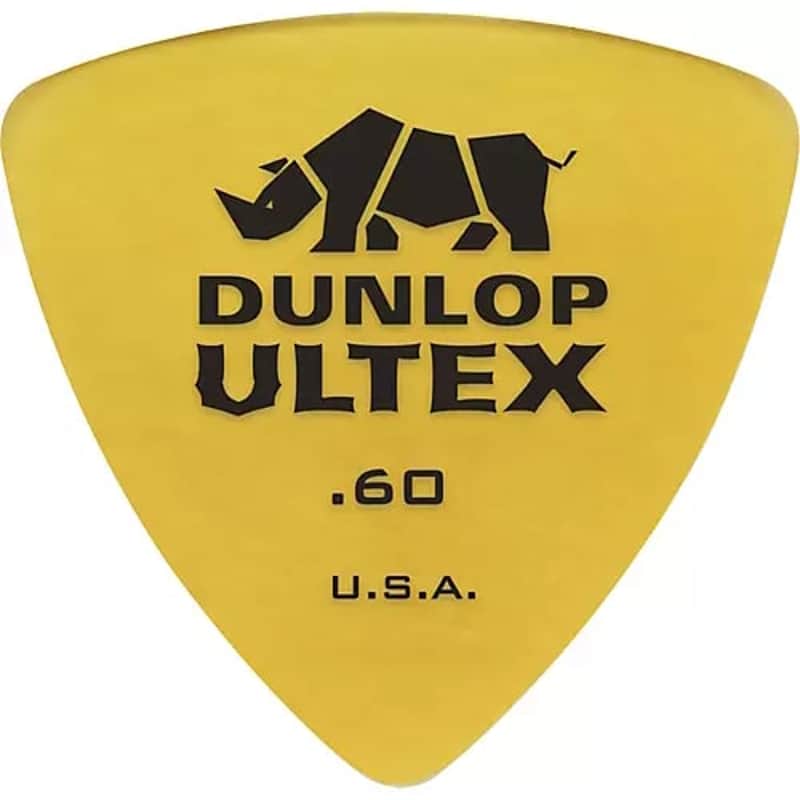Dunlop Ultex .60mm Triangle 6 pack x 3!  18 picks!!! image 1