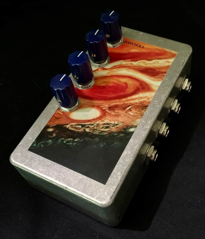 Saturnworks 4 Channel 4:1 Active Mixer Pedal for Guitar + Bass + Keyboard + More - Handcrafted in California image 1