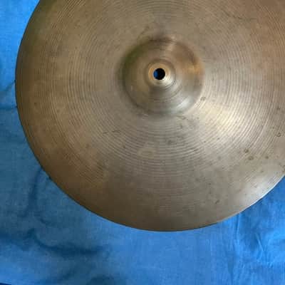 Zildjian VINTAGE 1960's A. Zildjian 14" "Medium" Hi-Hat Cymbals 1960's - Zildjian Cymbal Alloy image 6