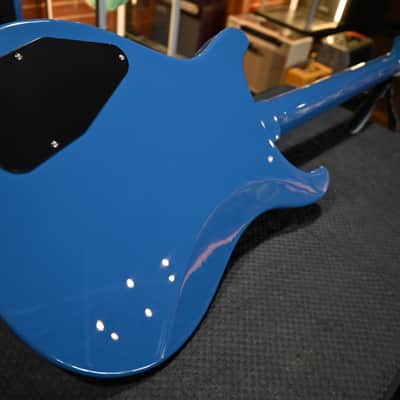 PRS Wood Library S2 McCarty 594 Thinline 85/15s and Ebony Board - Space Blue #5487 image 9