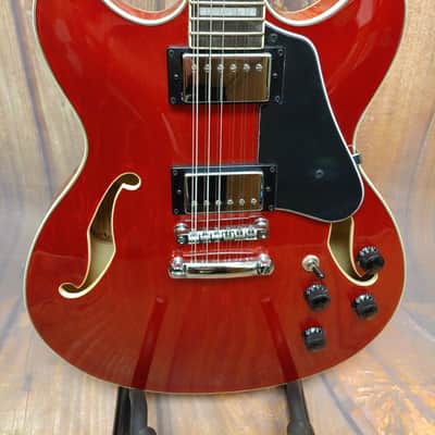 Ibanez AS7312-TCD Artcore 2017 - Present - Transparent Cherry Red image 2