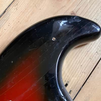 1960s Burns Baldwin Split Sound Jazz Guitar Body Made in England image 7