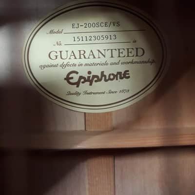 Epiphone EJ200SCE/VS - Used image 9