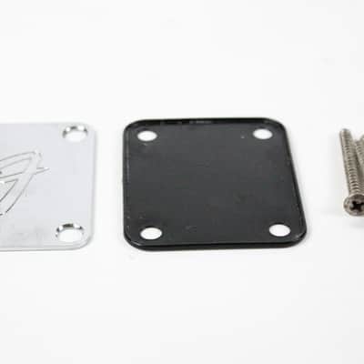 1977 Vintage Fender Precision Bass/Jazz/Telecaster Bass NECKPLATE USA 4-Bolt 1970s w/Original Screws and Gasket image 2