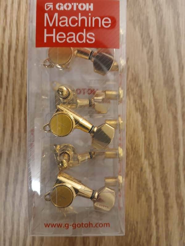 Gotoh 510 non locking 6-in-line Gold 2020s - Gold image 1