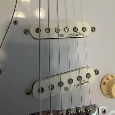 ***Must See*** Olympic White Hendrix Voodoo Tribute Strat Partscaster – (Right Handed) Lefty Neck & Tremolo, Nitro Finish image 7
