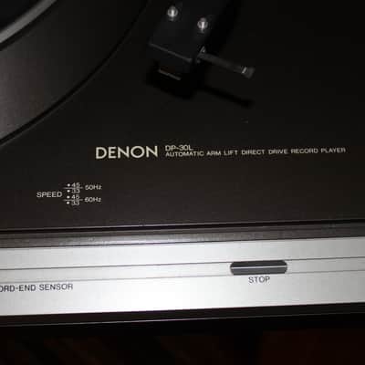 Denon DP-30L Plattenspieler Turntable Vinyl Direct Drive Record Player Automatic Dunkelgrau Schwarz image 12