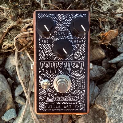 Futile Art FX 🐍 Copperhead Viper Treble Booster Full Range Modified Rangemaster Hammertone image 3