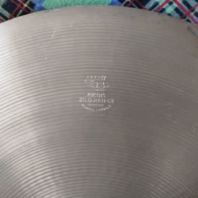 ZILDJIAN A 22” Ride, 1960s (C4AVAL) image 2