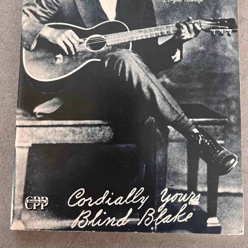 1994 Belwin Blind Blake Country Blues Tutor Book with CD Black…