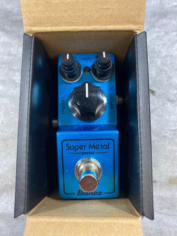 Ibanez  Super Metal Mini Pedal 2010s Blue image 1