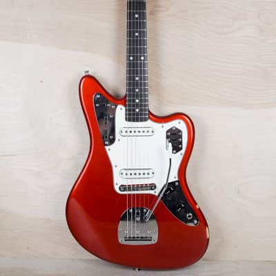 Fender JG-66 Jaguar '62 Reissue CIJ 1997 Candy Apple Red w/ Matching Headstock w/ Gig Bag image 2