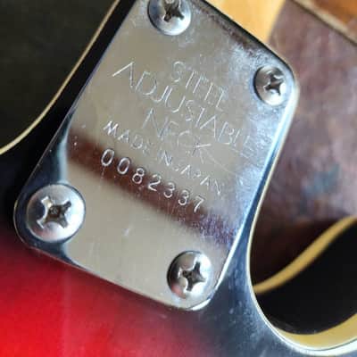 Aria Diamond 5102T semi-hollow double-cut vintage MIJ '70s - sunburst image 7