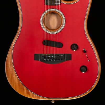 Fender American Acoustasonic Stratocaster Dakota Red (045) image 3